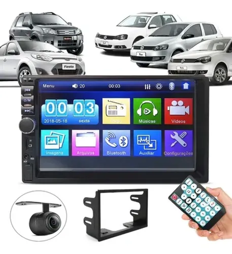 Central Multimidia Ford Fiesta 2006 2007 2008 2009 2010 Mp5