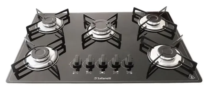 Fogão cooktop 5 bocas safanelli