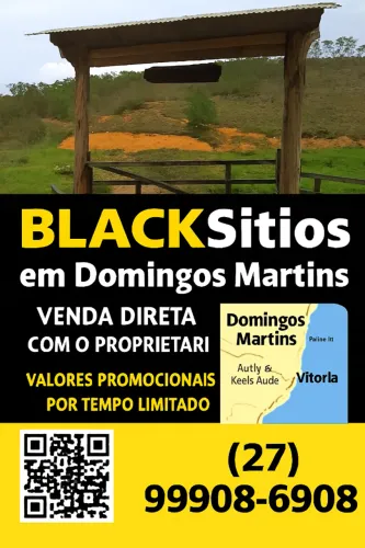 BLACK Sítios em Tijuco Preto - Domingos Martins/ES Terrenos com vista para as montanhas 