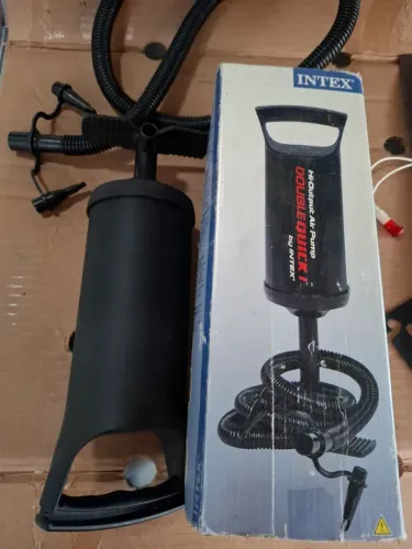 Bomba de Ar Intex Double Quick - Para Cama Inflável