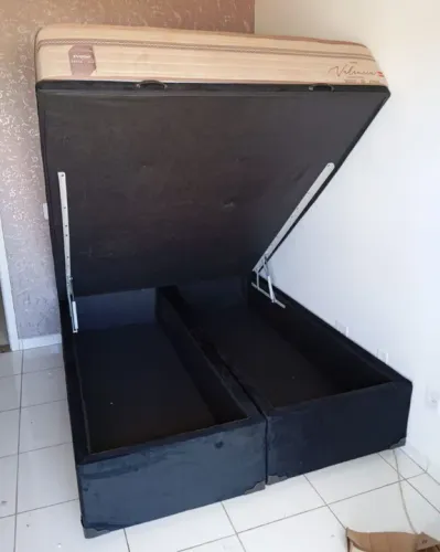Cama Box Queen com Baú probel 