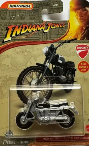Moto Ducati Indiana Jones Matchbox