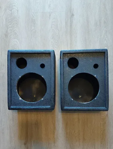 Par Caixa Acústica em Madeira
