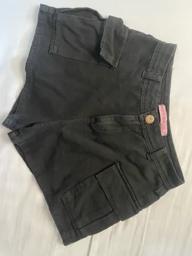 Short preto cargo