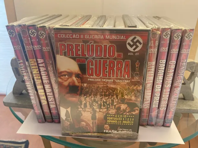 COLEÇÃO 2 GUERRA MUNDIAL COMPLETA !!!! São 18 dvds raros !