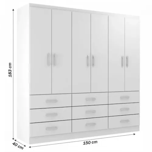 Guarda roupa Bergamo 150 CM / ENTREGA HOJE !!! 