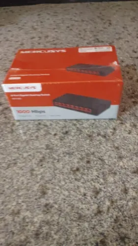 switch 8 portas mercusys  novo pronta entrega 