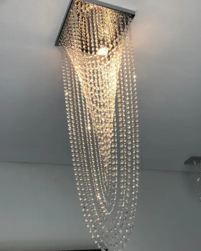 Luminária de Cristal Elegante para Decoração
