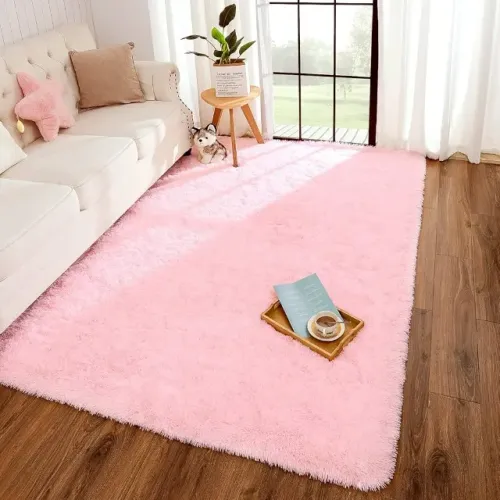 Tapete ecologico 1,46x1,00 rosa 001-45 pontas arredondadas