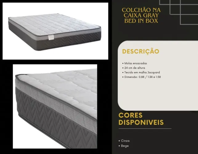 Colchão na Caixa Dreams Roll*