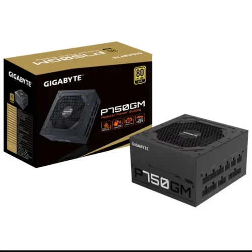 Fonte de Alimentação Gigabyte P750GM 750W 80 Plus Gold Modular