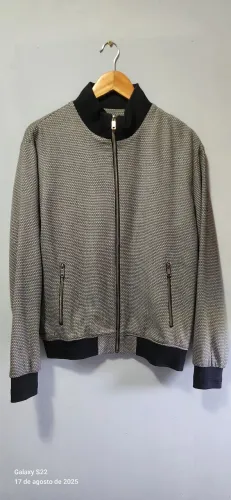 Jaqueta Bomber Texturizada