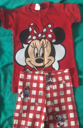 Conjunto Minnie - Tamanho 3 anos