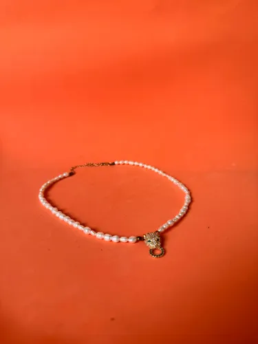 Colar de onça Banhado ouro 18k