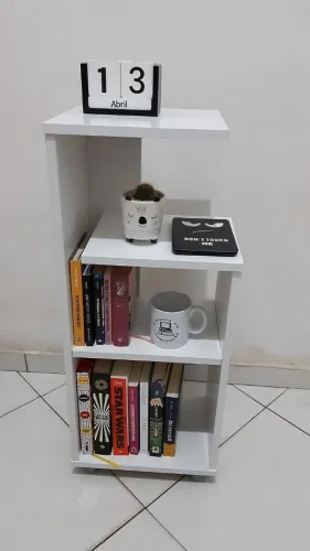 nova em estoque mesa de apoio funcional e decorativa