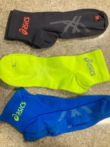 Kit de Meias ASICS Lic Cano Curto Quarter com 3 Pares - Adulto