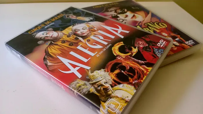 Kit Dois DVDs Cirque Du Soleil  Originais 