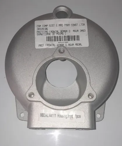 Carcaça para motobomba 3"
