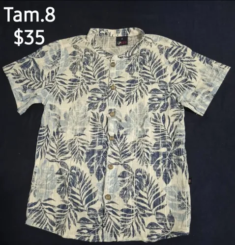 Camisa infantil tam 8