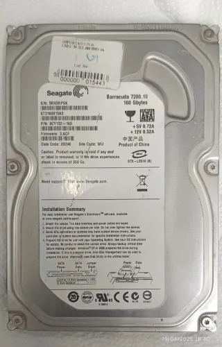 Hd Seagate Barracuda 160gb