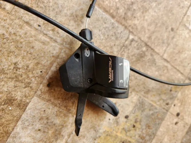 Cambio Dianteiro Shimano Acera/Altus e pedivela 3V