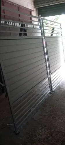 Portão abrir 2folhas top novo completo grande barato