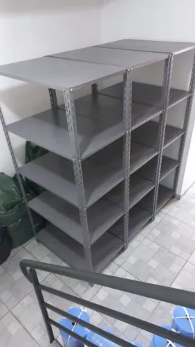 Estante de Aço para Organização reforcada 2.00x0.90x0.60 novas
