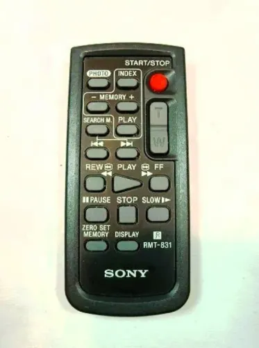 Controle Remoto Para Filmadoras Sony Modelo Rmt-831 Original