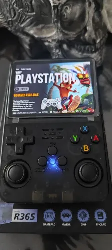 portátil r36s, snes, psp, ps1, nintendo64, mega drive