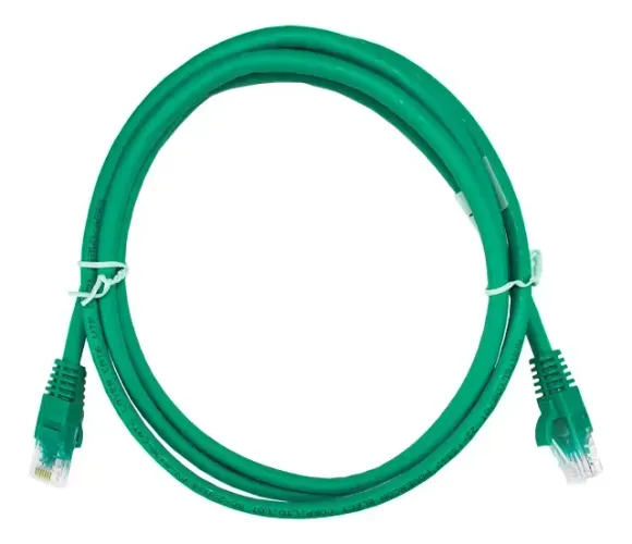 Cabo de Rede RJ-45 1.5M CAT6 Seclan Verde Anatel/PatchCord - WZetta