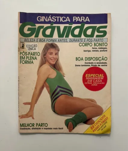 Revista Antiga De 1982 Ginástica Para Grávidas
