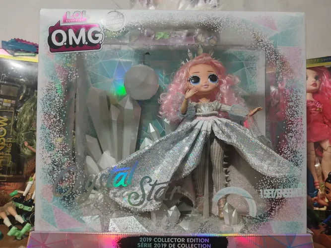 Boneca LOL Surprise OMG Crystal Star Edição colecionador RARA