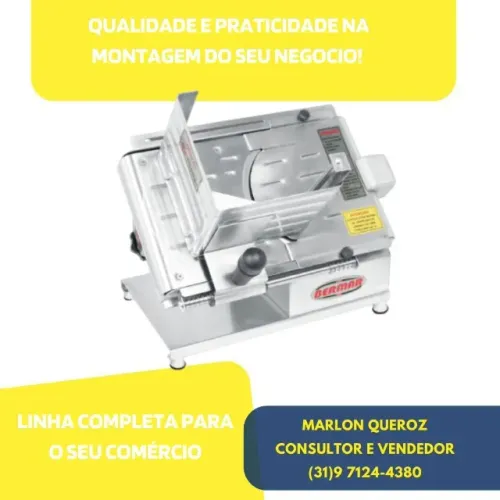 Fatiador de Frios Bermar Lamina 22CM Novo