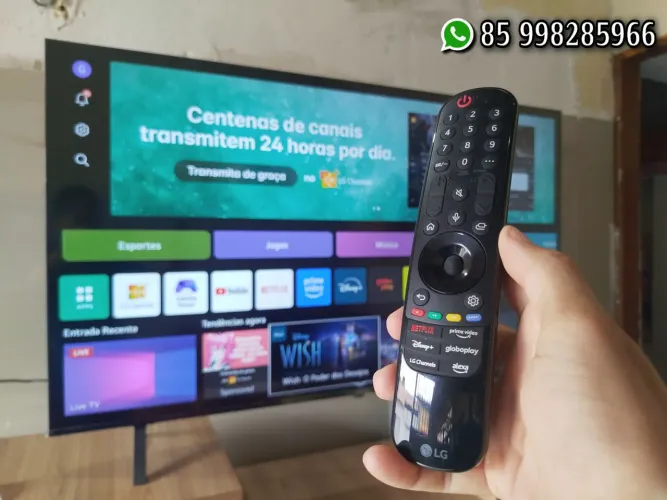 Smart tv LG 55 polegadas 4k nova com garantia 