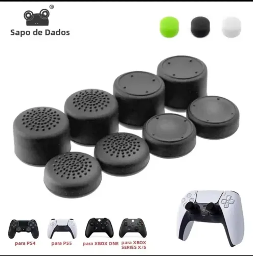 PS4/PS5/Xbox one/Séries S, X: Tampinhas para os analógicos dos controles
