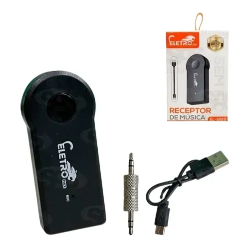 O Adaptador Bluetooth para entrada auxiliar - Eletro EL-1829