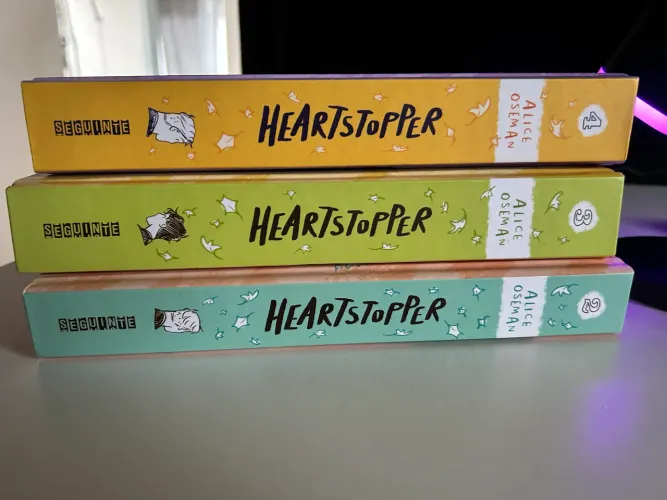 Coleção de livros Heartstopper 