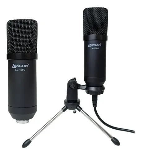 Microfone Condensador Lexsen Lm100 Lm-100u Usb