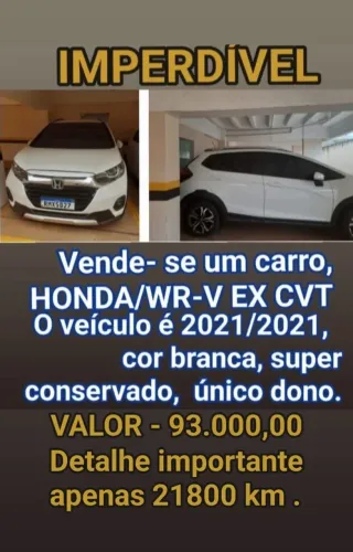 Honda WR-V EX 1.5 Flexone 16V 5P Aut. 2021