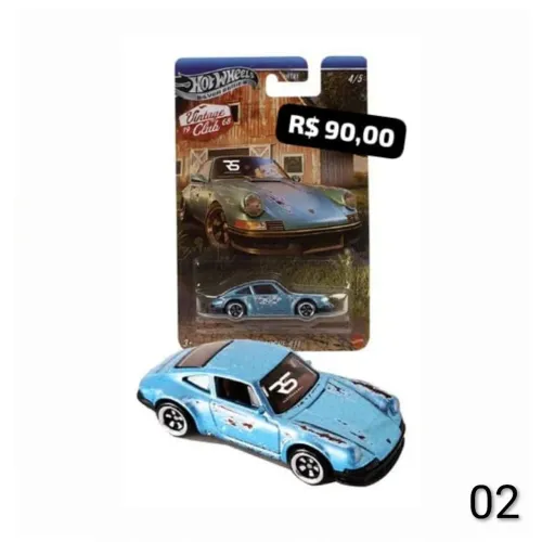 Hotwheels 71 Porsche 911 (Silver series)