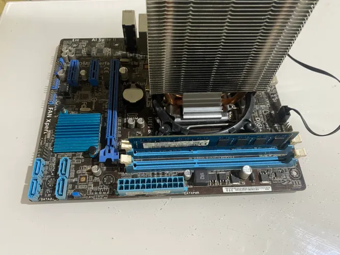 Kit ddr3 , placa mãe, processador , memória e air cooler