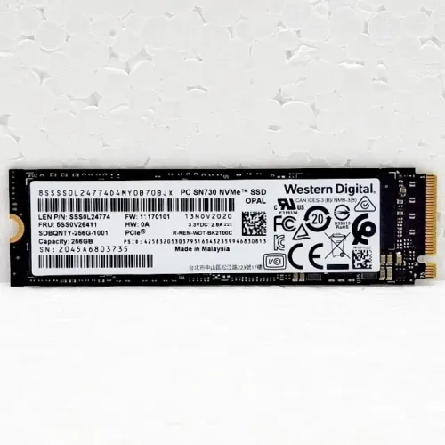 Vendo SSD 256GB NVMe M.2 2280 Western Digital PC SN730