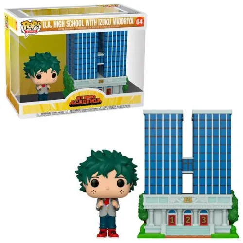Funko pop town U.A. high School with izuku midoriya