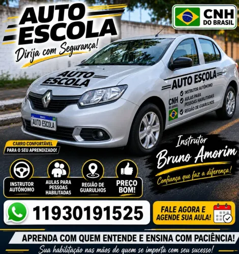 Vc sabia que vc pode tirar sua CNH com instrutor autônomo credenciado no Detran ?