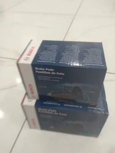 Pastilhas de freio dianteira e traseira corola 2018 bosch