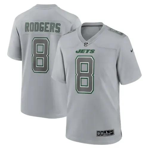 Jersey oficial de jogo Aaron Rodgers New York Jets Nike Atmosphere 3XL