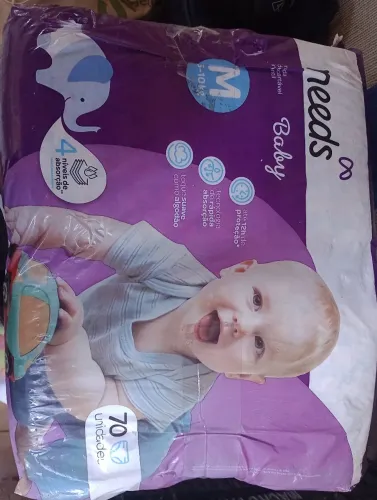 Total 110 fraldas por apenas 70$