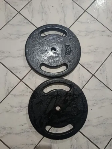 Duas anilhas de 20 kilos novas