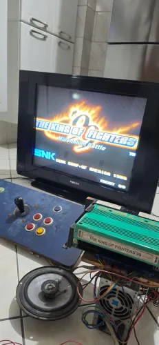 Neo geo mvs de fliperama vai completo 