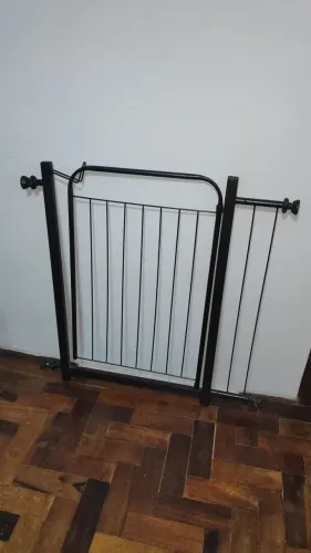 Grade/Portão para pet - cor preta